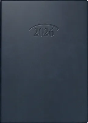 Produktbild von 2026 Brunnen Taschenkalender 736 A6 dunkelblau