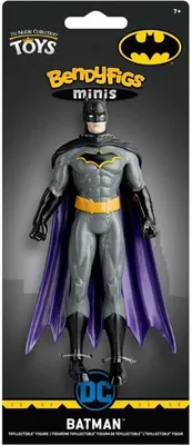 Product packaging for a Batman action figure.
