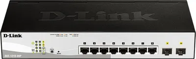 Produktbild von D-Link DGS-1210-08P 8-Port Web Smart Gigabit PoE Switch