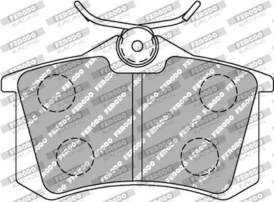 Produktbild von FERODO RACING Bremsbeläge Satz Hinten Bremsklötze für AUDI A4 Avant (8ED, B7) FDS541