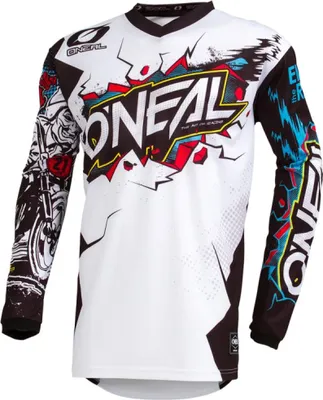 Produktbild von Oneal Element Villain Motocross Jersey, weiß, M