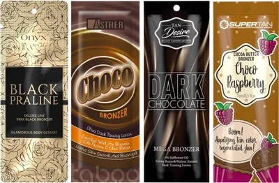 Obrázek produktu pro Čokoládové Bronzery 8 Ks Sada Na Opalování