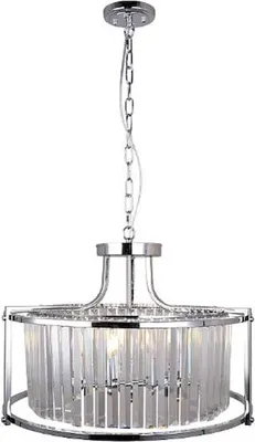 Zdjęcie produktu dla Asbury P  - lampa żyrandol kryształowy Hampton chrom 58cm