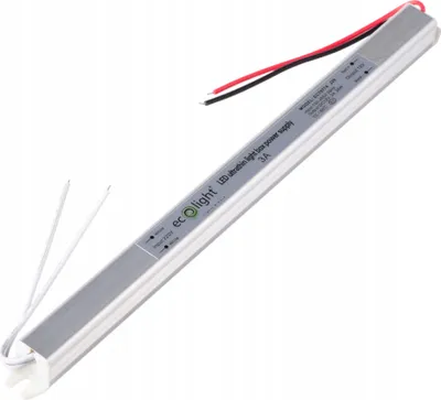 Obrázek produktu pro SLIM 36W 12V 3A IP20 260x18x17 Nábytkový zdroj Ecolight EC79774