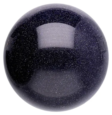 Produktbild von Blue Goldstone Blaufuss Kugel 6 cm Glaskugel dunkelblau Dekokugel