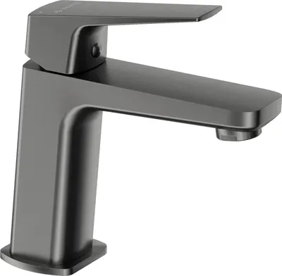 Produktbild von Waschbeckenarmatur - titanium, Einhebelmischer, Eingriffamratur