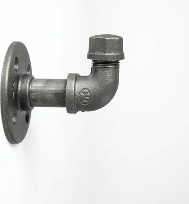 Immagine prodotto di Natural Goods Berlin Pipe GARD Gancio, gancio per cappotto, gancio da parete, ghisa malleabile, appendiabiti a muro