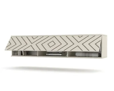 Produktbild von TV-Lowboard Fernsehschrank SIMPLY UP ART HÄNGEND Cashmere/Cashmere 120cm, KI-generiertes Bild