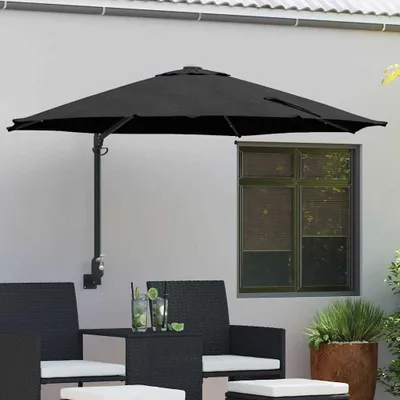 Productafbeelding van Maison Exclusive - Tuinzonneparasol, 248 x 248 x 148 cm, polyester en staal