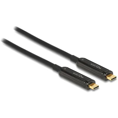Produktbild von DELOCK Aktives Optisches USB-C Video Kabel 4K 60 Hz 15m