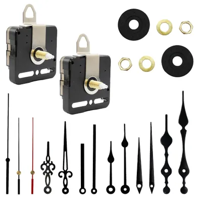 Uhrwerk-Reparatur-Set, 22 tlg., 2 Motoren, 25 mm Welle, DIY