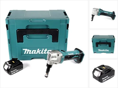 Zdjęcie produktu dla Akumulatorowe nożyce do blachy Makita DJN 161 F1J 18V + 1x akumulator 3.0Ah + Makpac - bez ładowarki