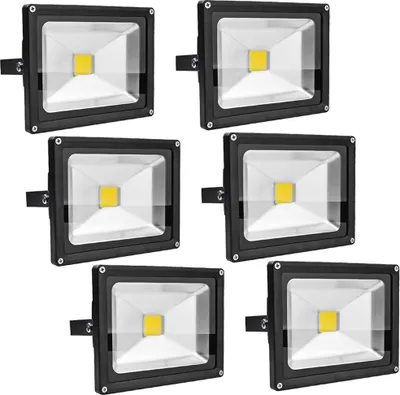 Produktbild von Greenmigo 6pcs LED Strahler 20W Außen IP65 Wasserdicht Warmweiß Fluter Garten