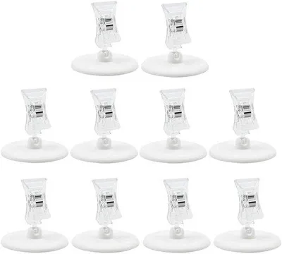 Produktbild von Fotoplakaten, Set von 12 Preisplakaten, Bildhalter mit Clips für Preisetikettierung von Fotos