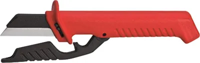 Produktbild von KNIPEX 98 56 SB Kabelmesser mit auswechselbarer Klinge 190 mm (SB-Karte/Blister)