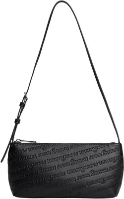 Obrázok produktu pre TOMMY JEANS Dámska kabelka cez rameno Tjw Must Aop Shoulder Bag s logom, čierna