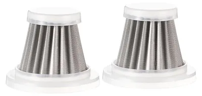 2er-Pack Stahlfilter für Handstaubsauger, waschbar