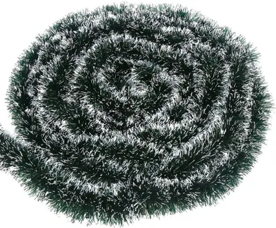 Produktbild von Kš¹nstliche Weihnachtsgirlande mit Schnee fš¹r Kaminsims, Treppe, Kamin, Weihnachtsdekoration
