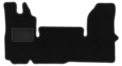 Immagine prodotto di Tappetino guidatore in moquette per Renault Master II 2003-2010 (commerciale) – 1 pezzo, nero, su misura – Wielganizator LUX