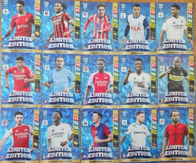 Produktbild von Set of 10 Limited Edition cards – FIFA 365 2025 football cards