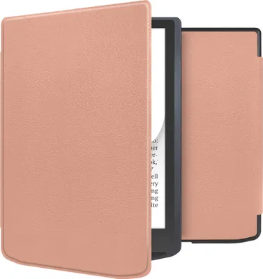 Produktbild von imoshion Slim Soft Case Klapphülle Pocketbook InkPad Color 3 / InkPad 4 - Rosé gold