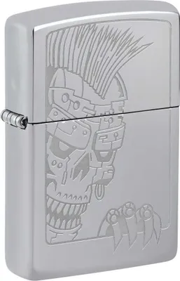 Obrázek produktu pro Zapalovač Zippo Skull Mohawk 60007343