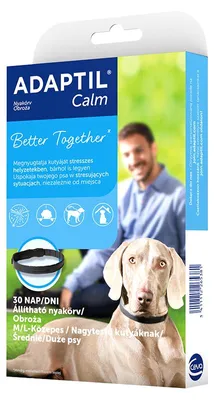 Zdjęcie produktu dla Adaptil Calm Obroża Uspokajająca M-L Dla Psów Średnich i Dużych Ras