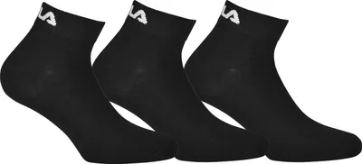 Produktbild von Fila - Ankle Socks 3-Pack - Schwarze Socken