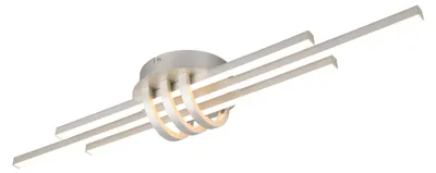 Immagine prodotto di Reality Leuchten Plafoniera CINTO WHT 81x10,50x18 cm argento Lampada da soffitto
