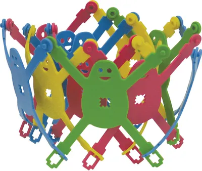 Produktbild von Edushape Kette der Freunde 24tlg. | Steckspiel Motorikspiel