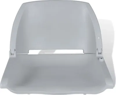Produktbild von vidaXL Bootssitz Klappbar ohne Polster Grau 48x51x41 cm