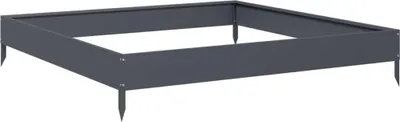 Produktbild von vidaXL Hochbeet Anthrazit 100x100x18,5 cm Stahl