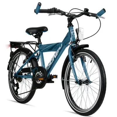 Produktbild von Bergsteiger Sydney 20 Zoll Kinderfahrrad, geeignet für 6, 7, 8, 9 Jahre, StVZO, Shimano 6 Gang-Schaltung, Jungen-Fahrrad mit Dynamo-Licht