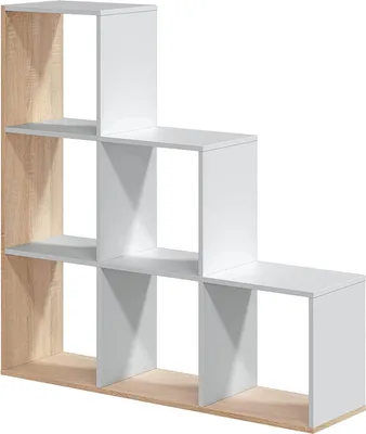 Immagine prodotto di Dmora Libreria Abilu 28x108x110h cm Bianco, 5 Ripiani Portata Ripiani 4