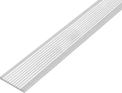 Produktbild von Flachstange Alu natur geriffelt, 30x3 mm, 2 m