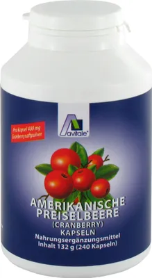 Imagen del producto de Arándano rojo americano. 400 mg, 240 cápsulas