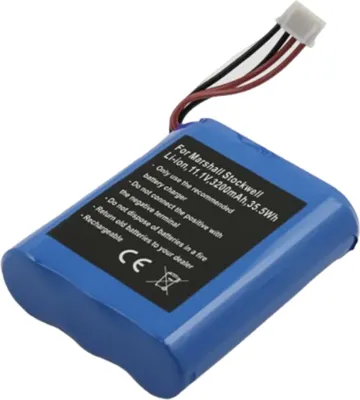 Image de Avizar, batterie Marshall Stockwell haut-parleur 11,1 V 3200 mAh Li-Ion, bleu