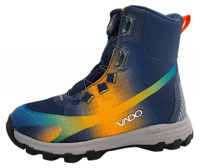Produktbild von Vado Pete High Boa Kinderschuhe Winterstiefel Boots Blau Freizeit
