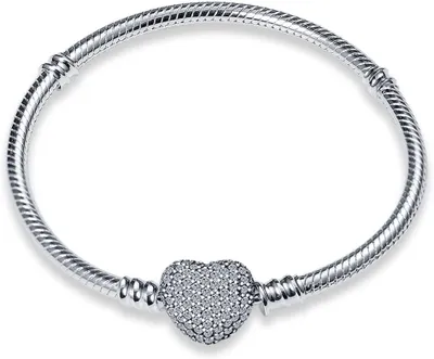 Productafbeelding van Armband voor dames, gemaakt van 925 sterling zilver, verstelbaar van 17 tot 21 cm, geschikt voor bedels
