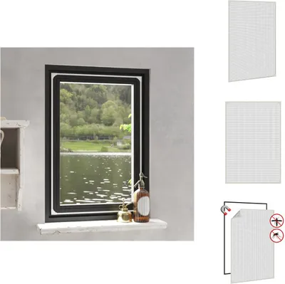 Produktbild von vidaXL Magnet-Insektenschutz für Fenster Weiß 80x120 cm - Fliegengitter