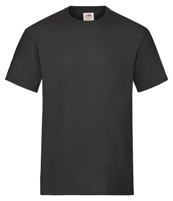 Image de Fruit of the Loom - T-shirt pour homme FK2513 (XL) (noir)