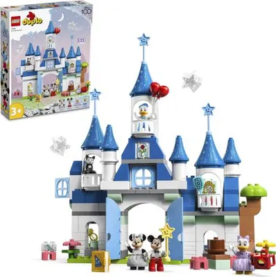 Produktbild von LEGO DUPLO 3-in-1-Zauberschloss, Bausatz, 3 Jahr(e), Kunststoff, 160 Stück(e), 2,89 kg