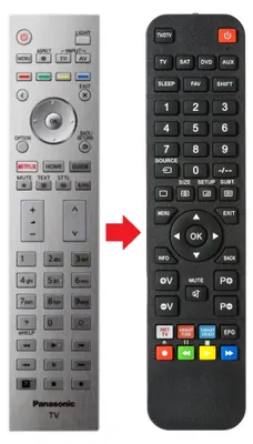 Produktbild von Fernbedienung geeignet für PANASONIC TX-55FXX739