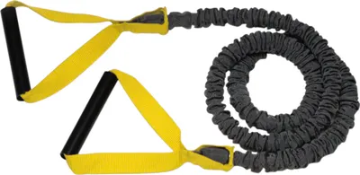 Produktbild von Premium Tubing Fitness Tube Expander Gymnastikband 165 cm, Leicht, Gelb
