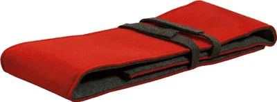 Produktbild von Bierbankauflage für Bierzeltgarnitur 120cm x 25cm (1 Stk.), Auflage: Grau-Rot