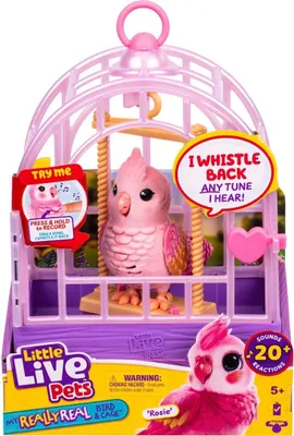 Produktbild von Spielset Moose Little Live Pets My Really Real Bird & Cage Rosiebeschädigt