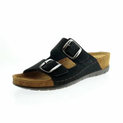 Produktbild von Rohde 5856 90 Damen Pantolette Rodigo 40 Schwarz, Schwarz, Gr. 35