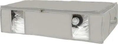 Image de COMPACTOR - Housse de rangement sous vide Granit - 56 X 56 X H.16,5 cm - Gris