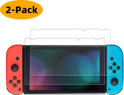 Produktbild von 2er-Pack Panzerfolie SchutzGlas Display Schutzfolie 9H Für Nintendo Switch