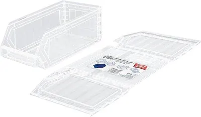 Produktbild von Transp. 5-teilig Sortiersystem Kunststoff - 336 x 160 x 130 mm - Opklapbaar - Sortierkast